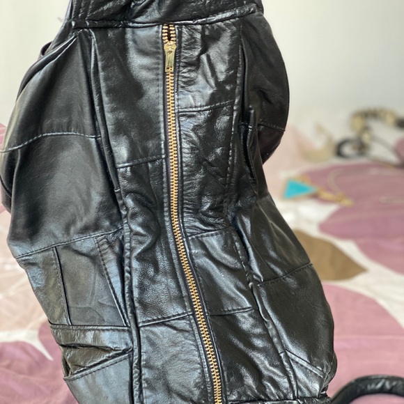 Vintage 80/90’s leather patchwork purse - Picture 3 of 3